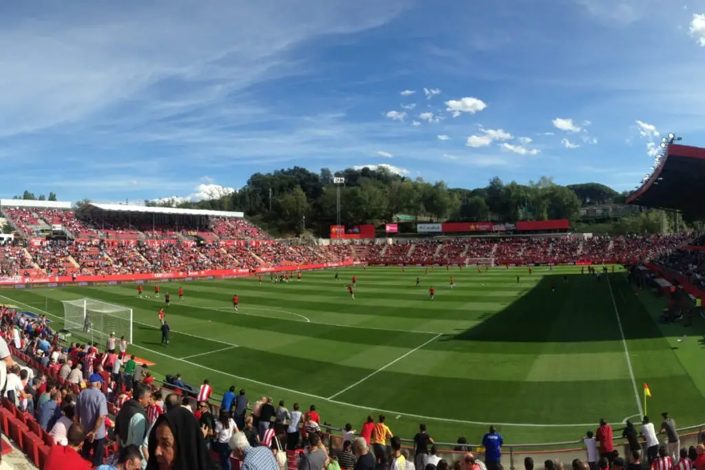Girona match action