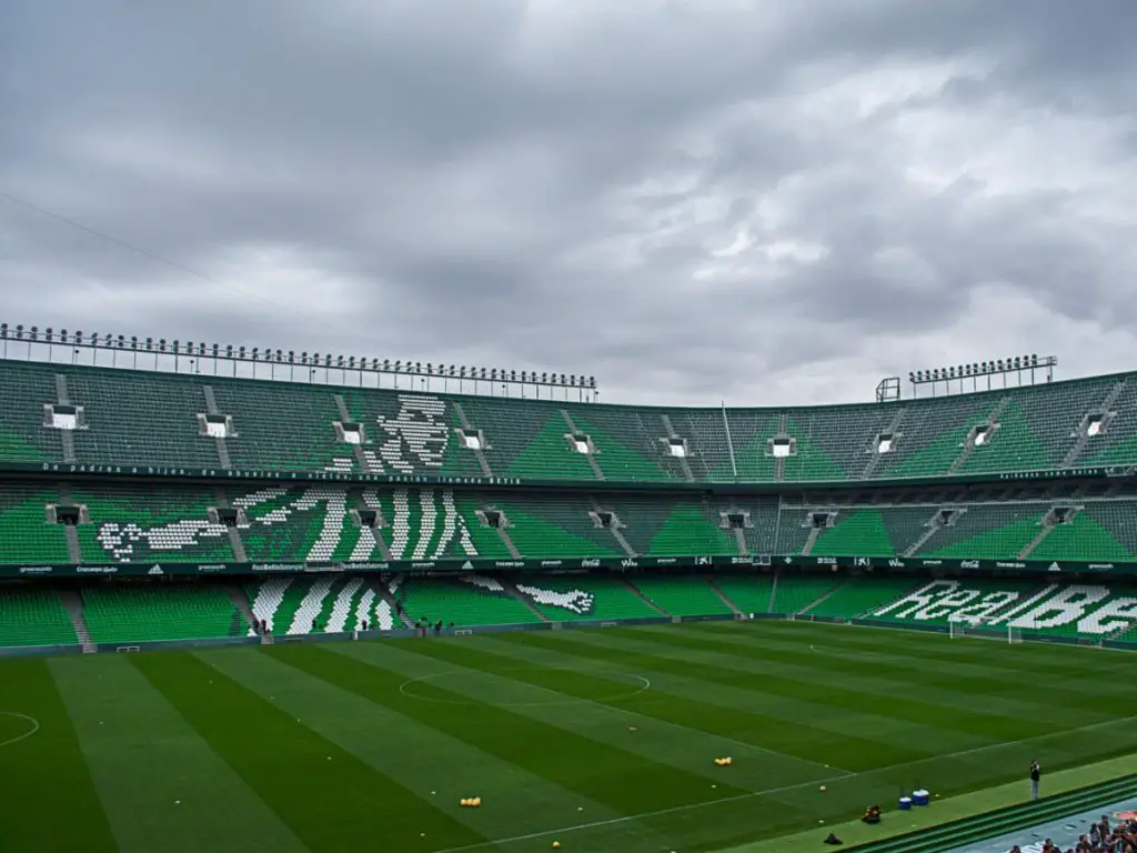 Empty LaLiga stadium