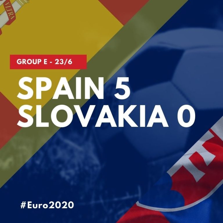Spain vs Slovakia match report