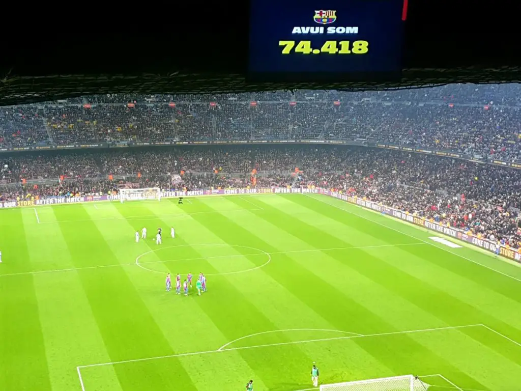 Barcelona attendance