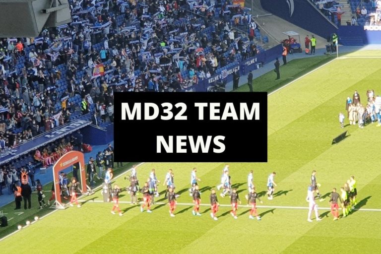 LaLiga matchday 32 team news