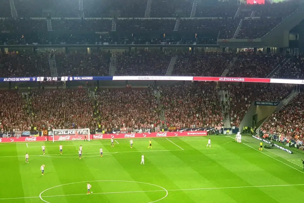 Atletico Madrid football match