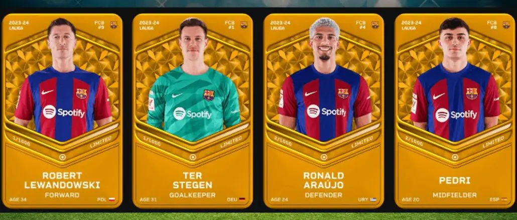 La Liga sorare cards 2023/24