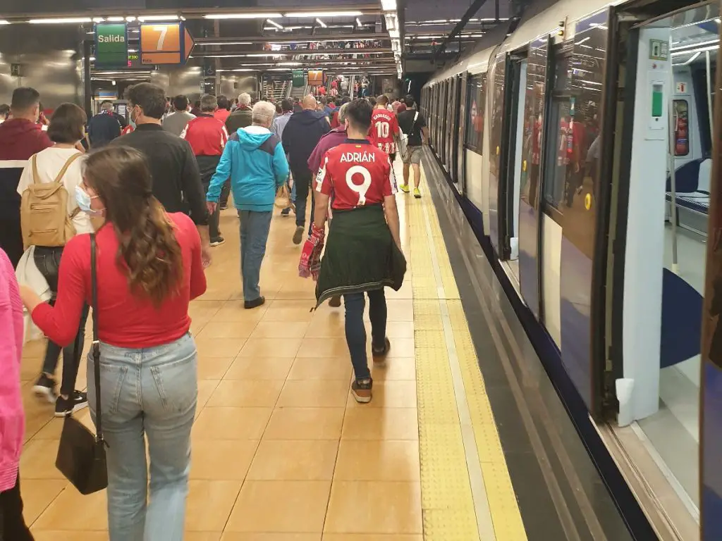 Atletico Madrid metro